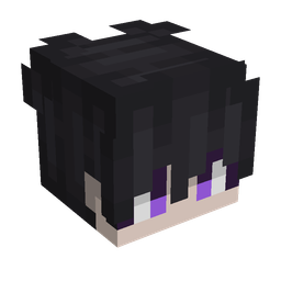 Black skin: head render