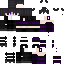 Black skin: raw texture render