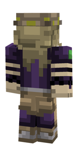 Brown skin: body, back render