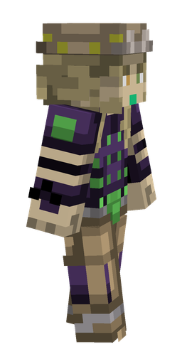 Brown skin: body, right side render