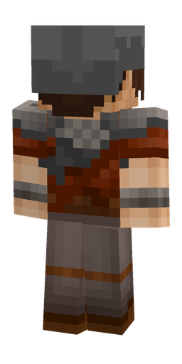 Brown skin: body, back render
