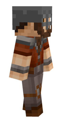 Brown skin: body, right side render