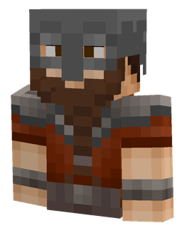 Brown skin: bust render
