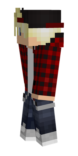 Black skin: body, left side render