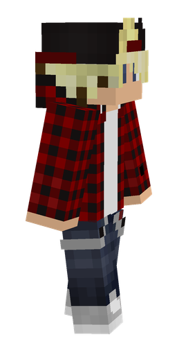 Black skin: body, right side render