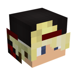 Black skin: head render