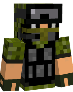 Black skin: bust render