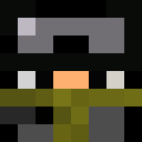 Black skin: face render