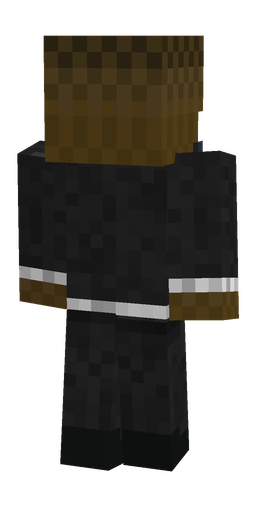 Black skin: body, back render
