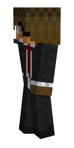 Black skin: body, left side render