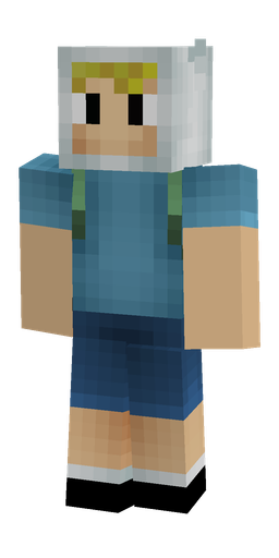 Blue skin: body, front render
