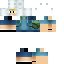 Blue skin: raw texture render