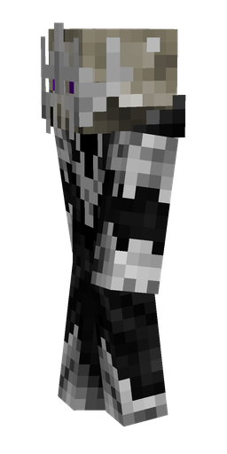 Black skin: body, left side render