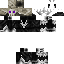 Black skin: raw texture render