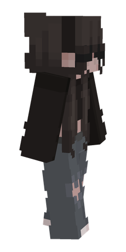 Black skin: body, right side render