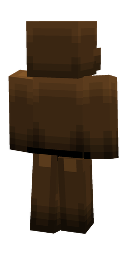 Black skin: body, back render