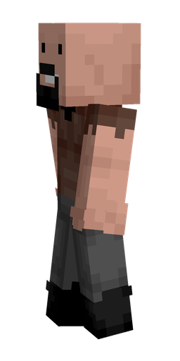 Black skin: body, left side render