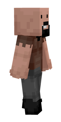 Black skin: body, right side render