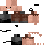 Black skin: raw texture render
