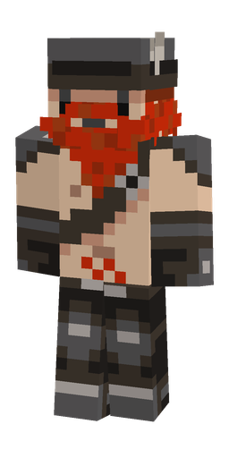 Black skin: body, front render