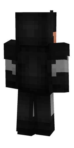 Black skin: body, back render