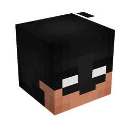Black skin: head render