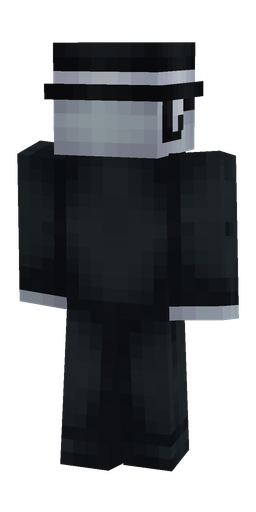 Black skin: body, back render