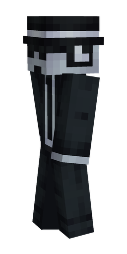 Black skin: body, left side render