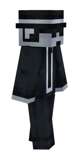 Black skin: body, right side render