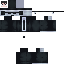 Black skin: raw texture render