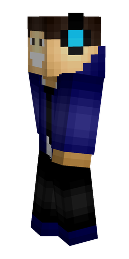Black skin: body, left side render