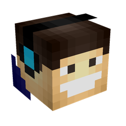 Black skin: head render