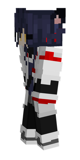 Black skin: body, left side render