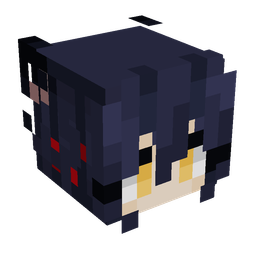 Black skin: head render