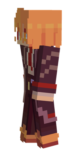 Orange skin: body, left side render
