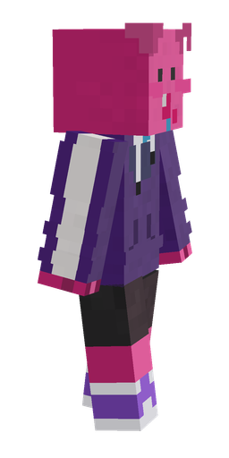 Pink skin: body, right side render