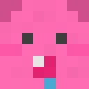 Pink skin: face render
