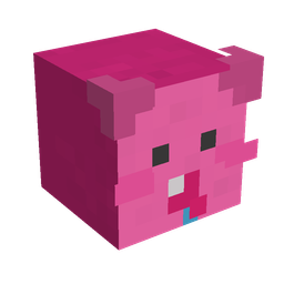 Pink skin: head render