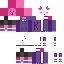Pink skin: raw texture render