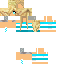 Blue skin: raw texture render