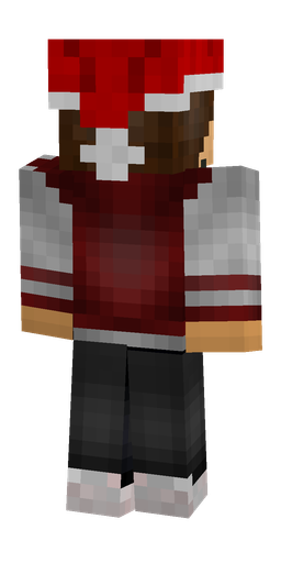 Black skin: body, back render