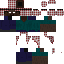 Black skin: raw texture render