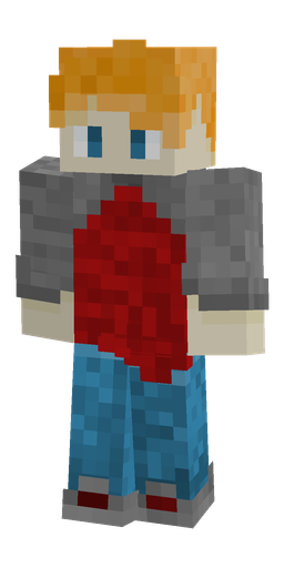 Blue skin: body, front render
