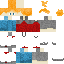 Blue skin: raw texture render