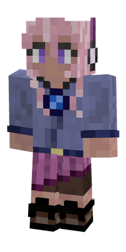 Blue skin: body, front render