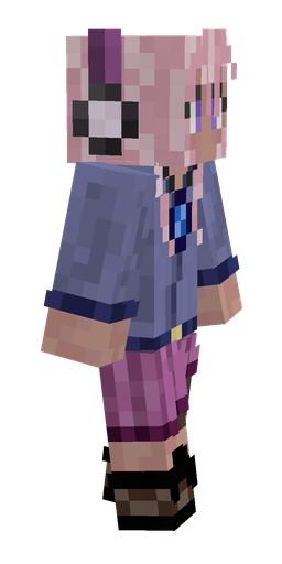 Blue skin: body, right side render