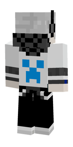 Black skin: body, back render