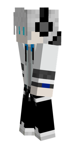 Black skin: body, left side render