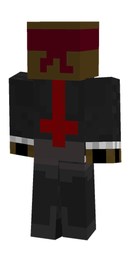 Black skin: body, back render