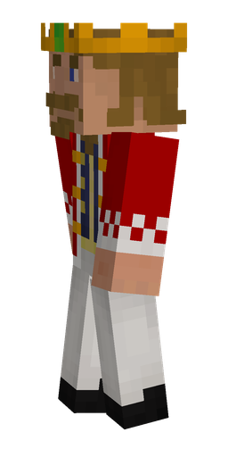Brown skin: body, left side render
